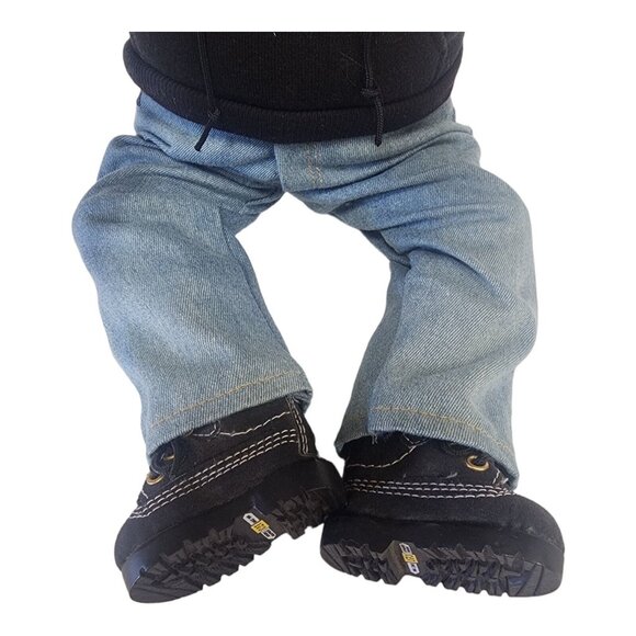 CAT Caterpillar Little Ryan Porcelain Doll 10" Vintage Farm Implement Collectibl - Picture 8 of 16